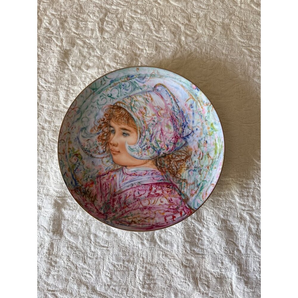 Baroness Johanna Marijke Collector Plate By Edna Hibel - The Nobility Of Childre